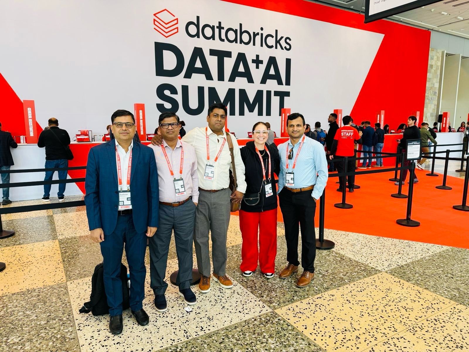 Members of the ValueMomentum team at the 2025 Databricks Data_AI Summit